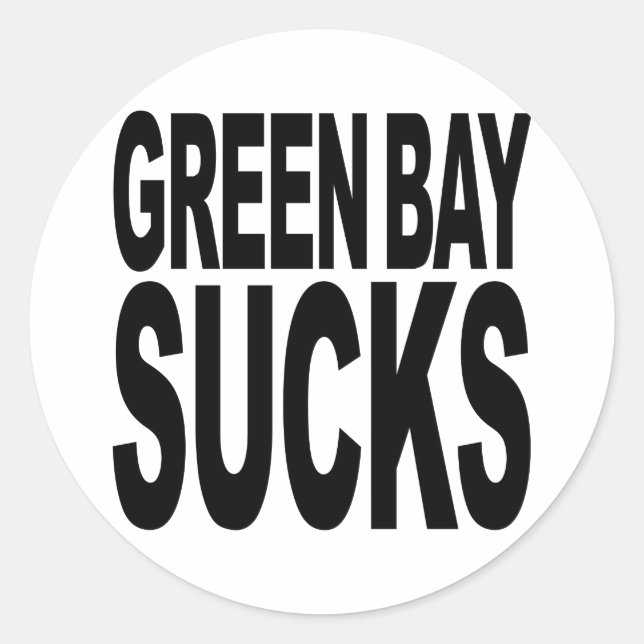 Sticker Rond Sucres de Green Bay (Devant)