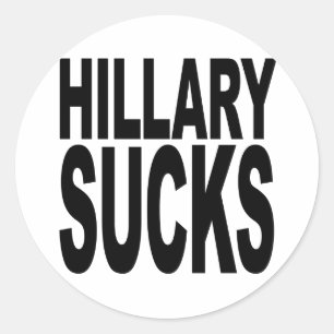 Sticker Rond Sucs Hillary