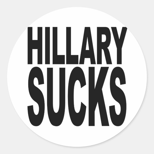 Sticker Rond Sucs Hillary (Devant)