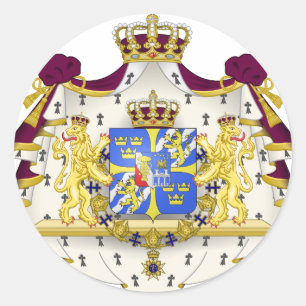 Sticker Rond Suède SE