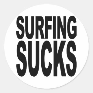 Sticker Rond Suffies de surf