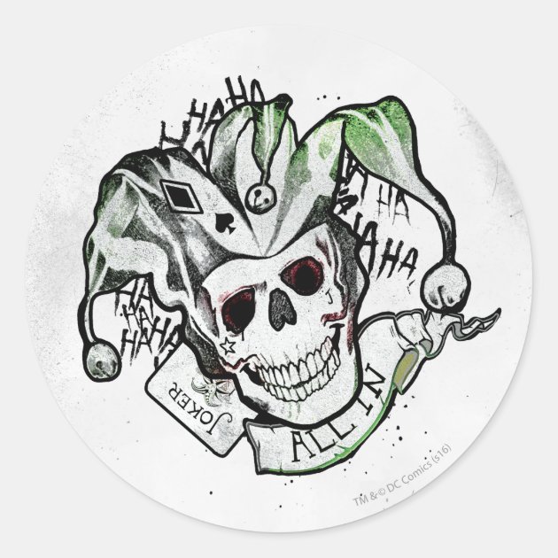 Suicide Squad Joker Tattoo Shirt  Warning  RPF Costume and Prop Maker  Community