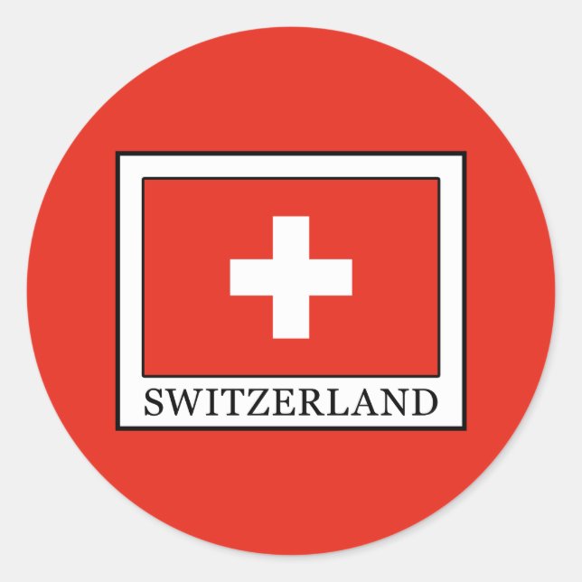 Sticker Rond Suisse (Devant)