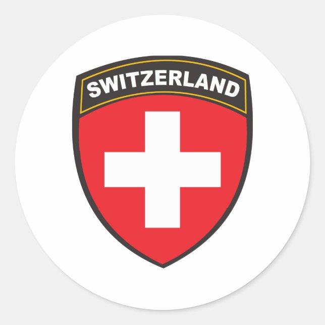 Sticker Rond Suisse (Devant)