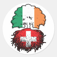 Suisse Irlande irlandaise Suisse drapeau des racin