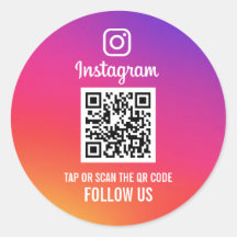 Suivez-nous Instagram Social Media QR Code