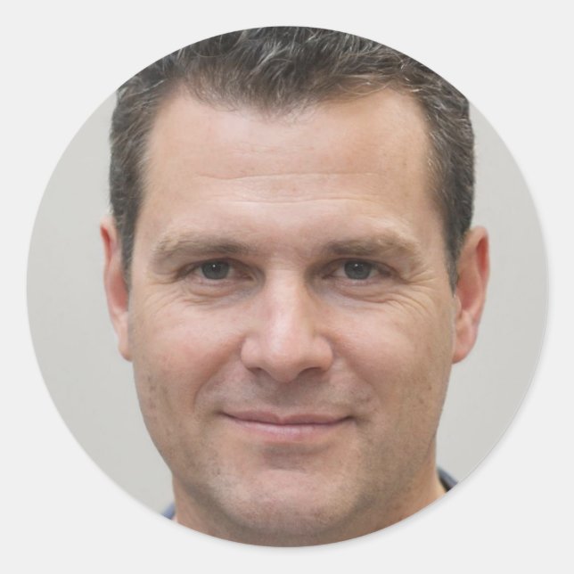 Sticker Rond Suivez votre propre chemin (Devant)