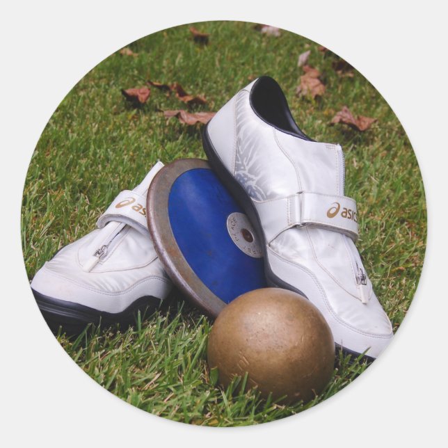 Sticker Rond Suivi et champ (Devant)