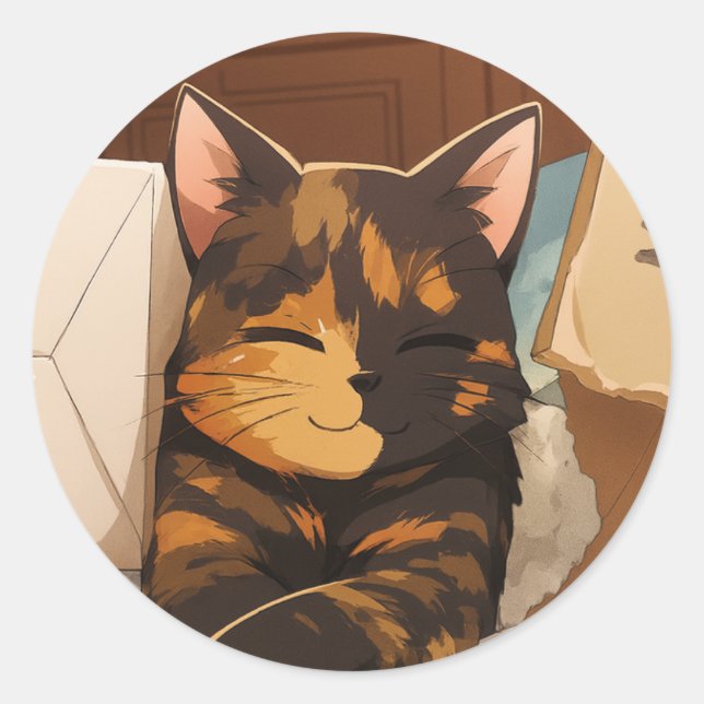Sticker Rond Suki Smiles (Devant)