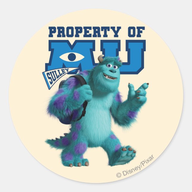 Sticker Rond Sulley, propriété de MU (Devant)