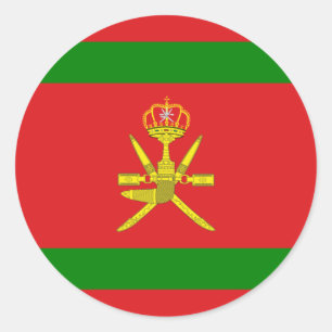 Sticker Rond Sultan D'Oman, Norvège