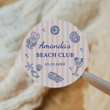 Summer Beach Adult Birthday Party
