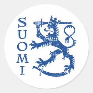Sticker Rond Suomi