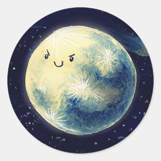 Sticker Rond super lune !