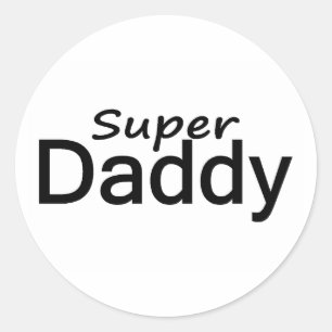 Sticker Rond Super papa