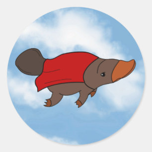 Sticker Rond Super Platype