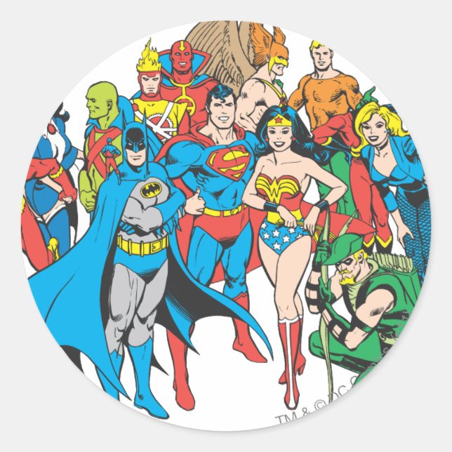Sticker Rond Super Powers™ Collection 2 (Devant)