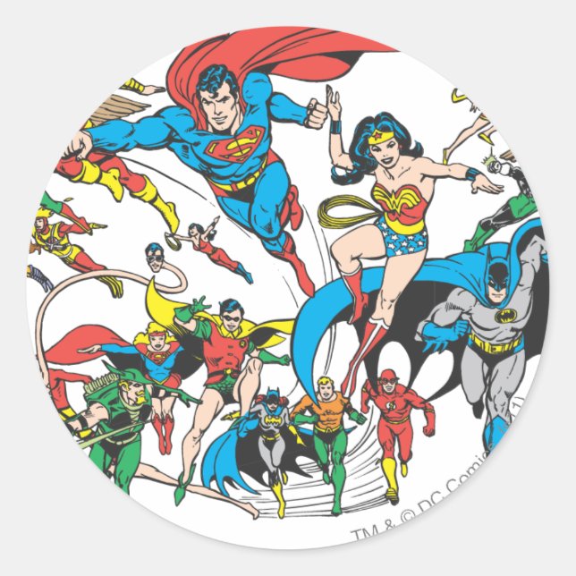 Sticker Rond Super Powers™ Collection 3 (Devant)