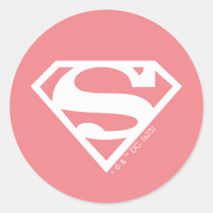 Sticker Rond Supergirl Solid S-Shield
