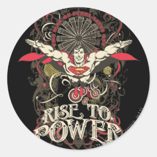 Sticker Rond Superman - C'est Showtime ! Poster