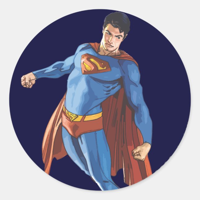 Sticker Rond Superman, en bas (Devant)