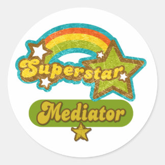Sticker Rond Superstar Mediator
