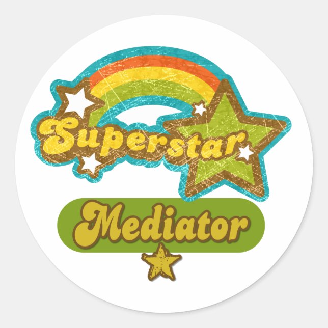 Sticker Rond Superstar Mediator (Devant)