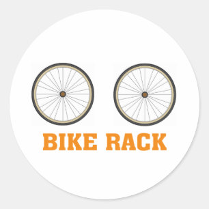Sticker Rond Support de vélo