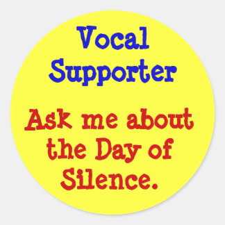 Sticker Rond Support vocal