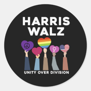 Sticker Rond Sur la division Harris Wheimer 2024 1