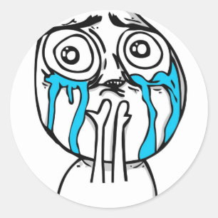 Sticker Rond Surcharge Meme de gentillesse