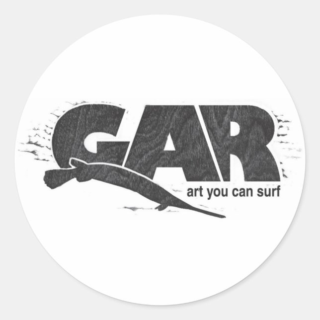 Sticker Rond Surf Gar (Devant)