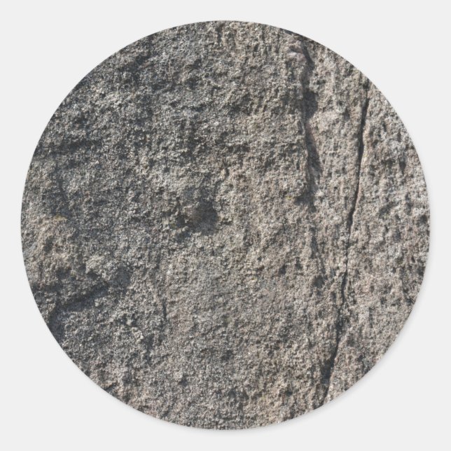 Sticker Rond Surface Rocheuse (Devant)