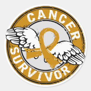 Sticker Rond Survivant 14 Annexe Cancer