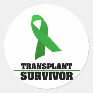 Sticker Rond Survivant de greffe