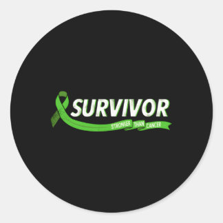 Sticker Rond Survivant Forte non Hodgkin Lymphoma Cancer Awar