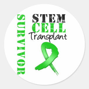 Sticker Rond Survivant - Transplantation de cellules souches