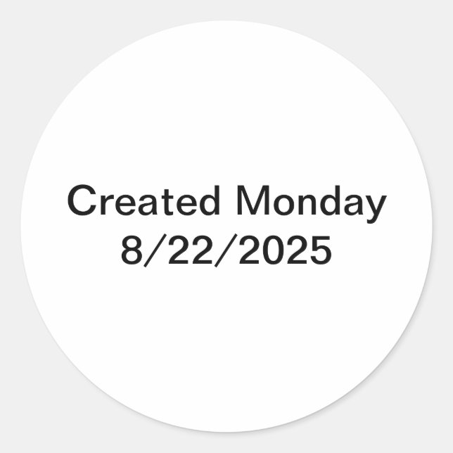 Sticker Rond svsedf (Devant)