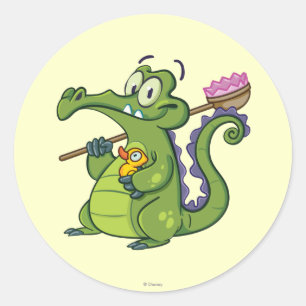 Sticker Rond Swampy - Machine propre