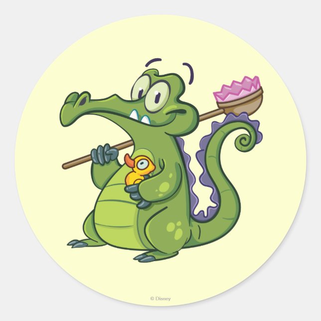 Sticker Rond Swampy - Machine propre (Devant)