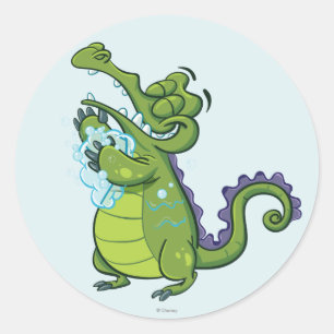 Sticker Rond Swampy - Se laver au niveau suivant