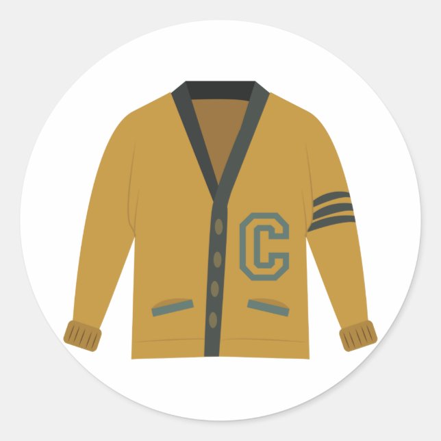 Sticker Rond Sweat Letterman (Devant)