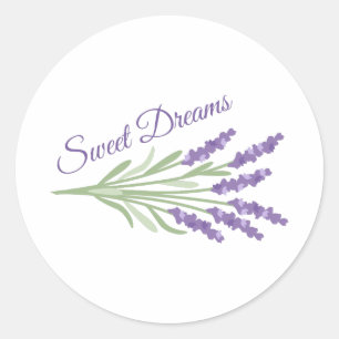 Sticker Rond Sweet Dreams