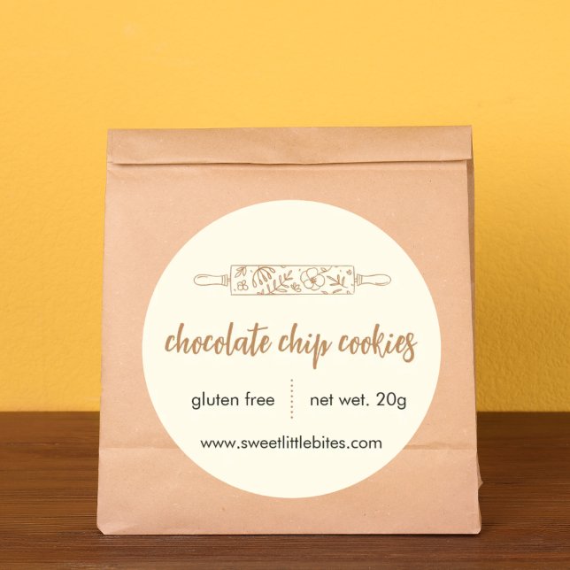 Sticker Rond Sweet Little Bites Bakery Chocolate Cookies (Créateur téléchargé)