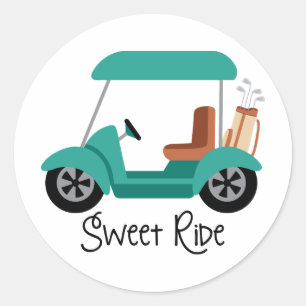 Sticker Rond Sweet Ride