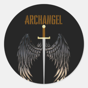STICKER ROND SWORD D'ARCHANGEL