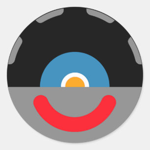 Sticker Rond Sy-Clops Clupkitz Head