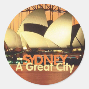 Sticker Rond SYDNEY Australie