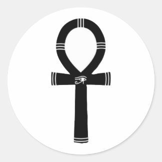 Sticker Rond Symbole d'Ankh - La clé de la vie