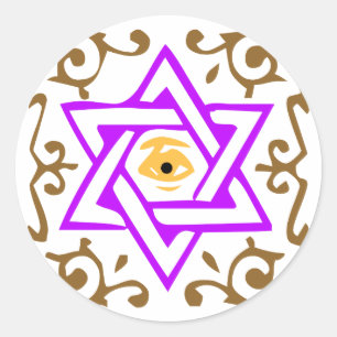 Sticker Rond Symbole de la liberté maçonneuse